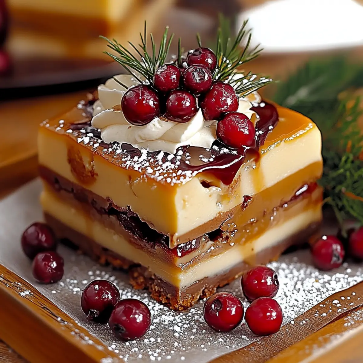 Christmas Cheesecake Slab