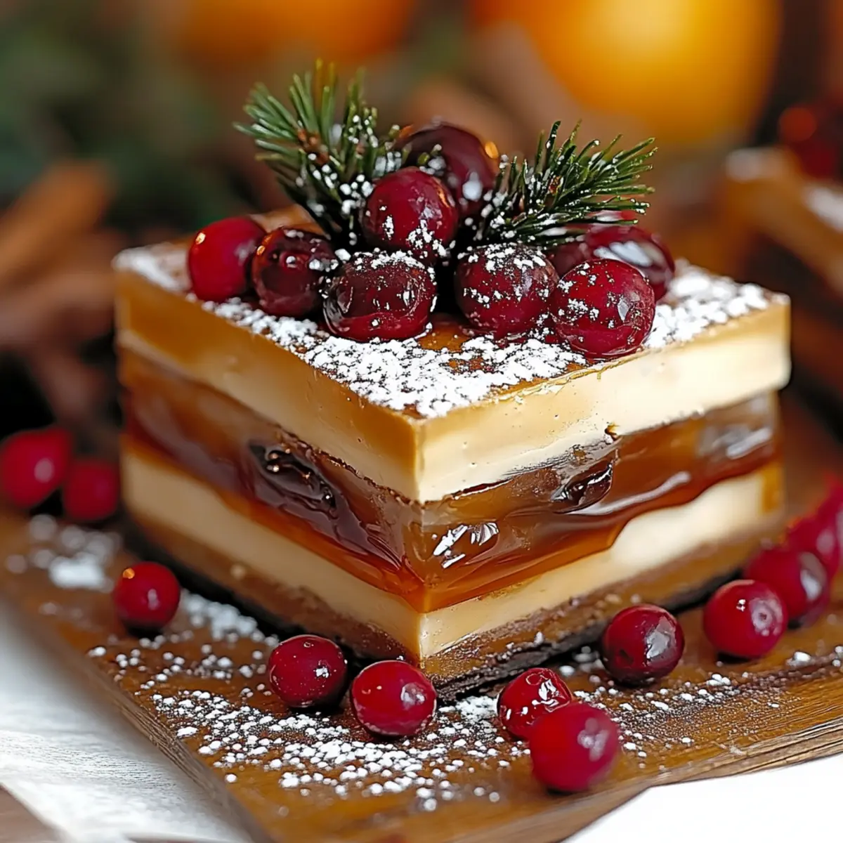 Christmas Cheesecake Slab