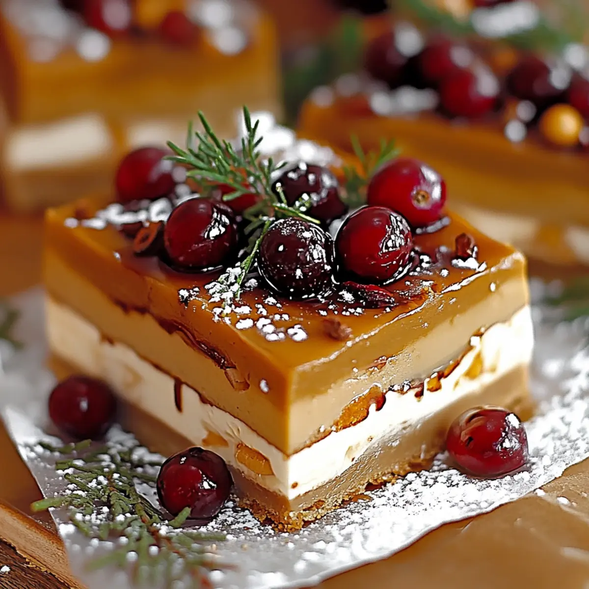 Christmas Cheesecake Slab