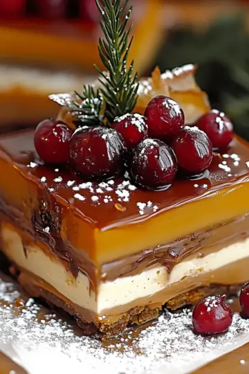 Christmas Cheesecake Slab