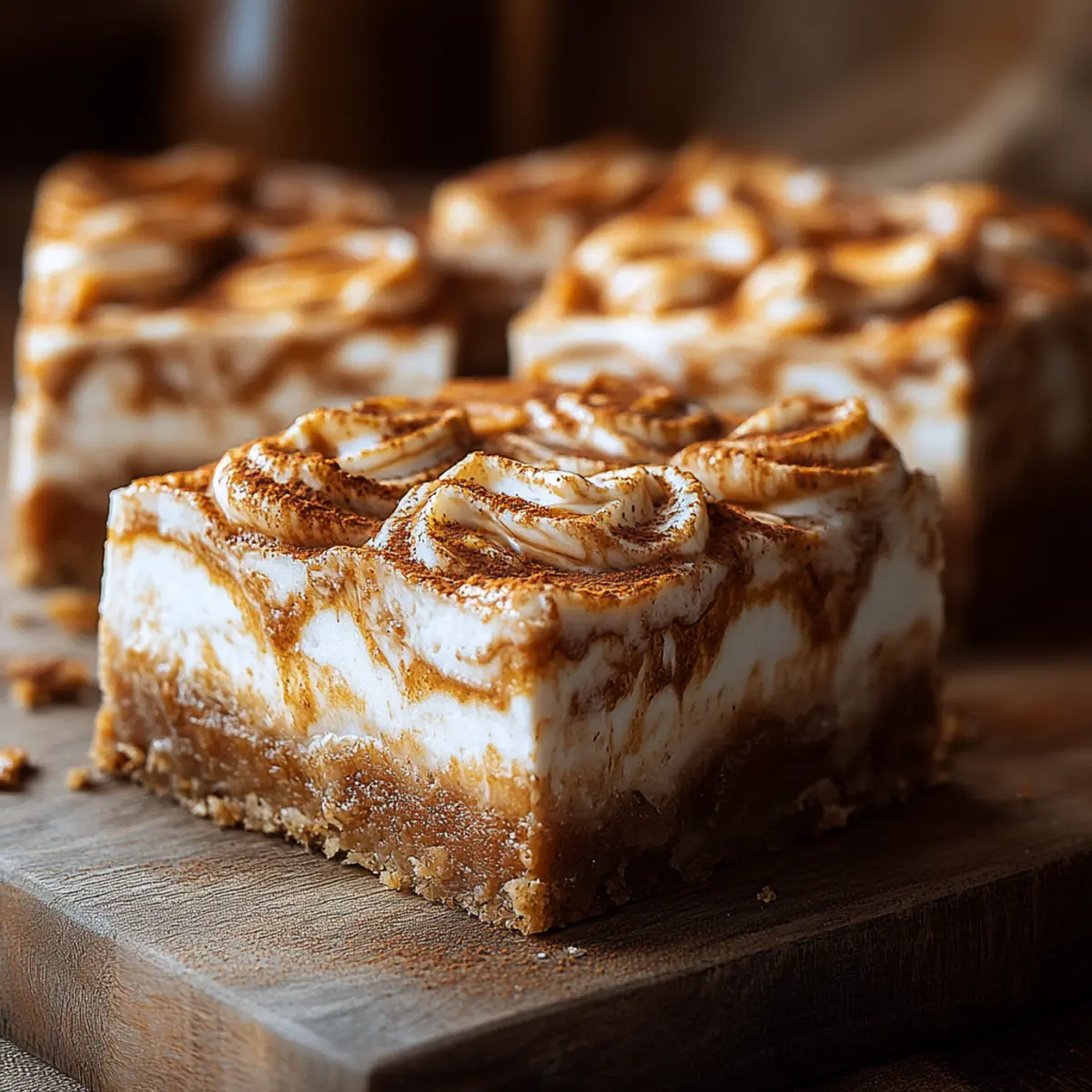 Cottage Cheese Pumpkin Spice Cake Bars