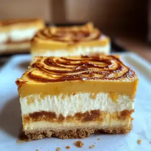 Creamy Pumpkin Cheesecake Bars