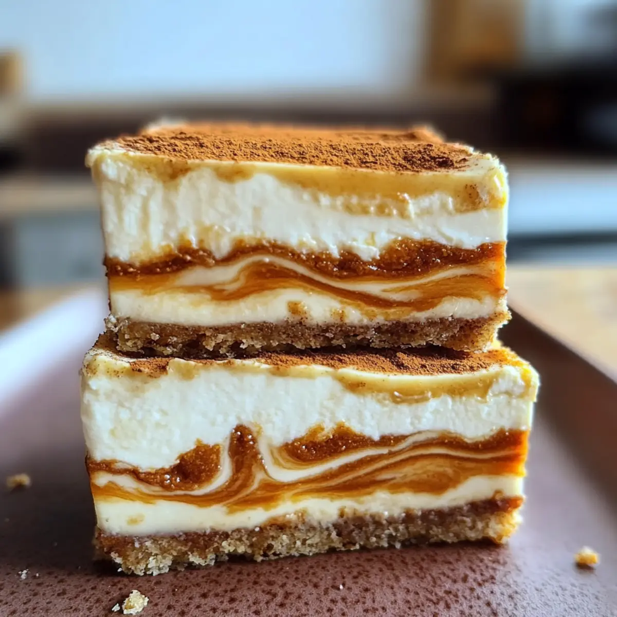 Creamy Pumpkin Cheesecake Bars