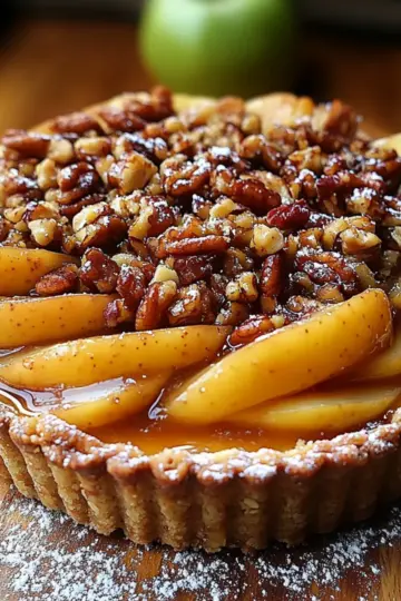 Gluten Free Caramel Apple Tart