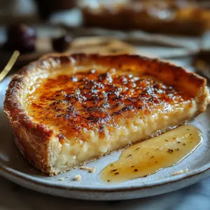 Golden Honey & Ricotta Pie
