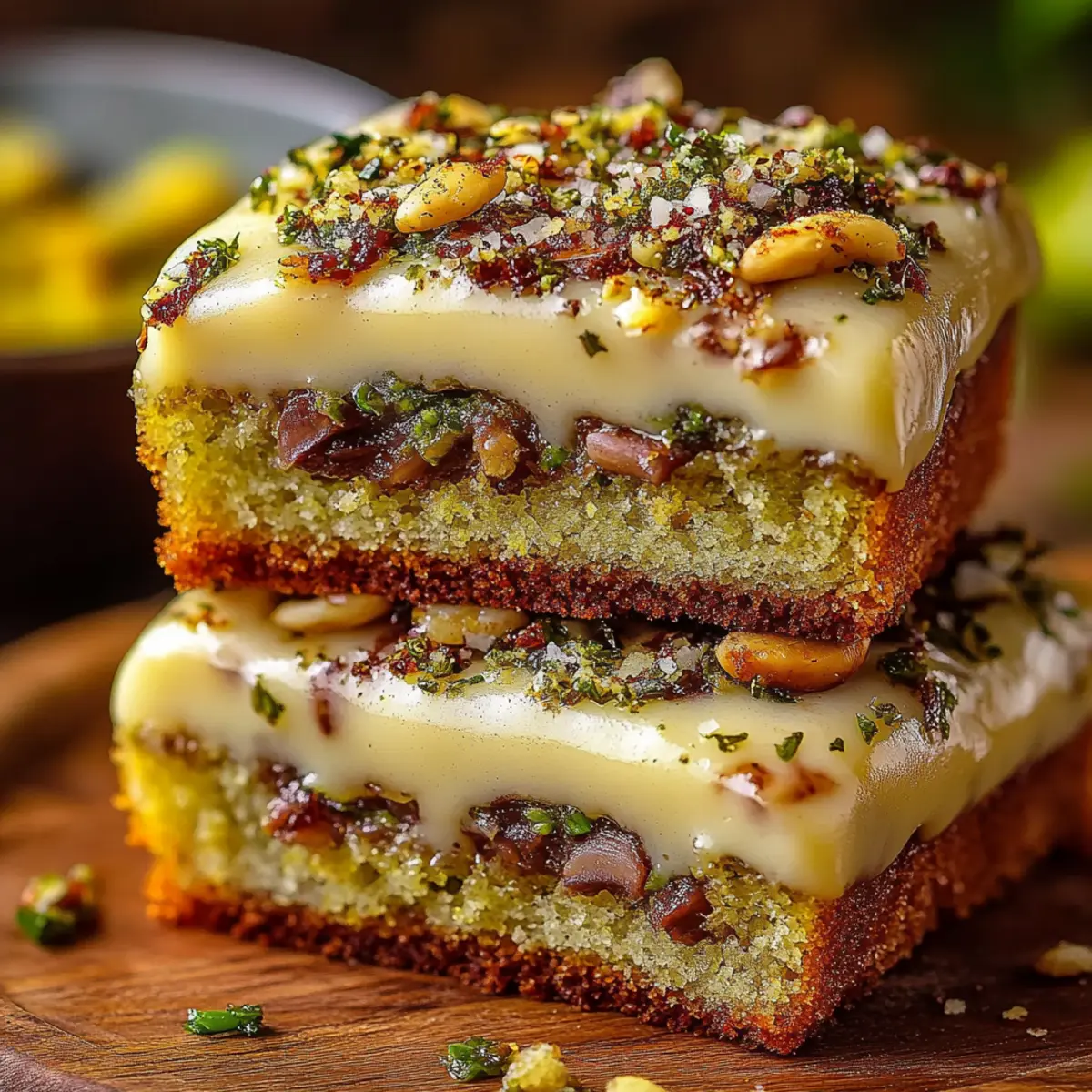 Lemon Pistachio Milk Cake