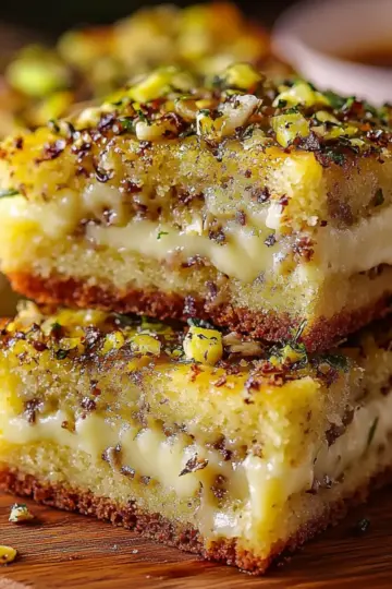 Lemon Pistachio Milk Cake
