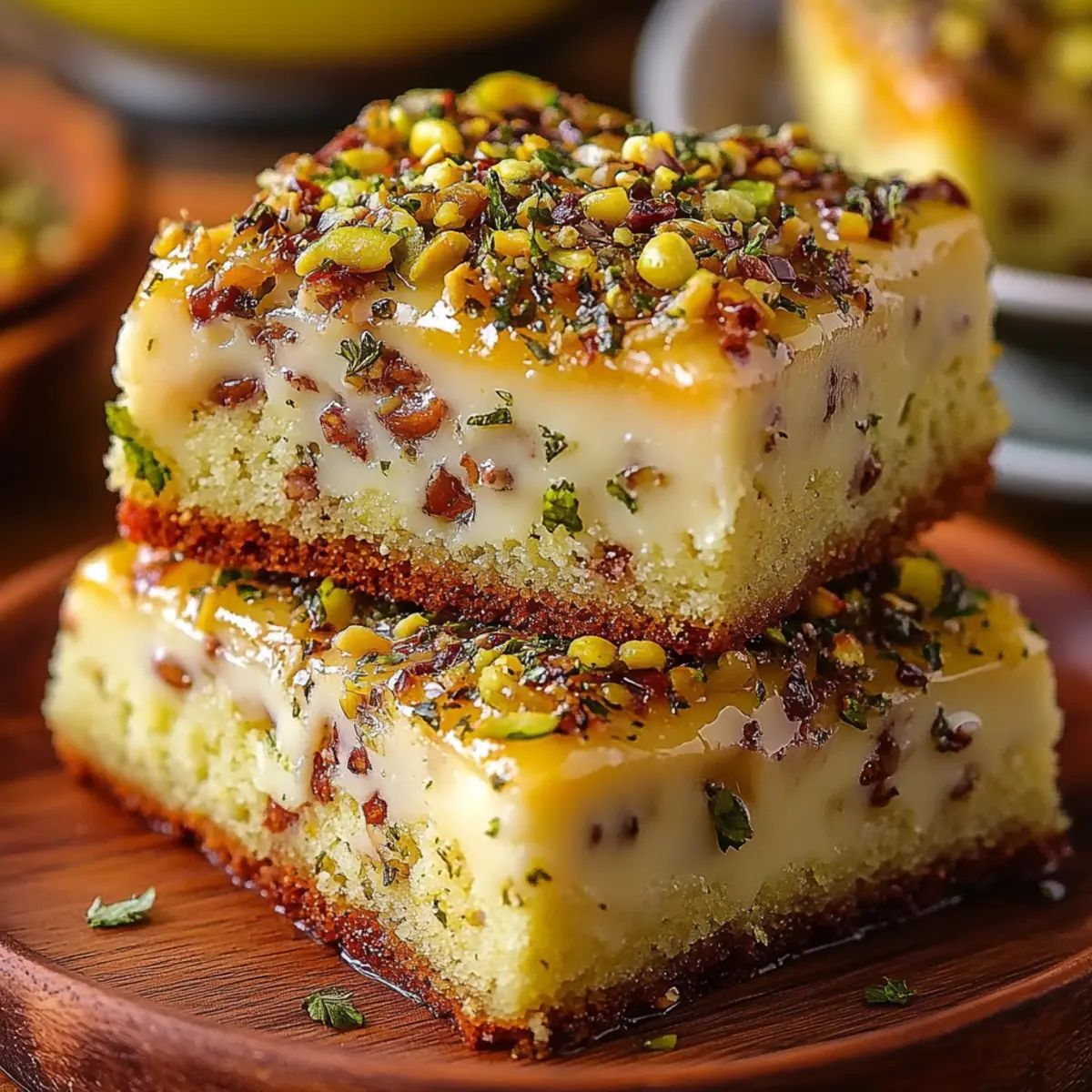 Lemon Pistachio Milk Cake
