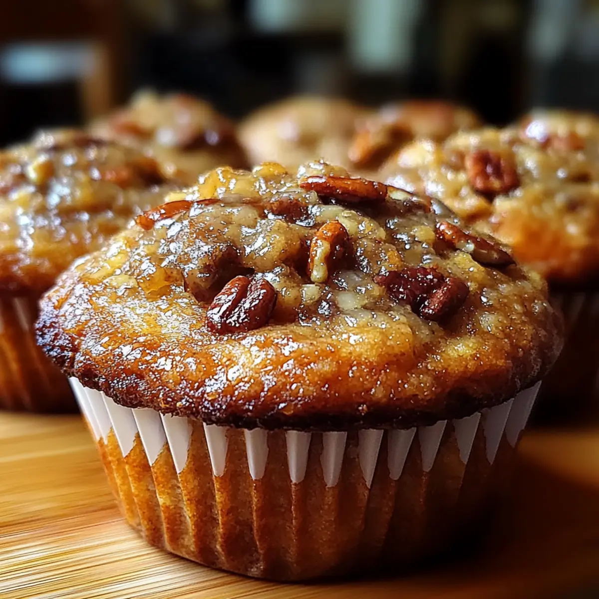Pecan Pie Brown Sugar Muffins