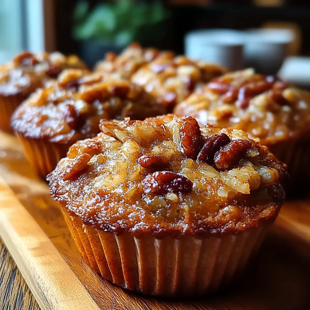 Pecan Pie Brown Sugar Muffins