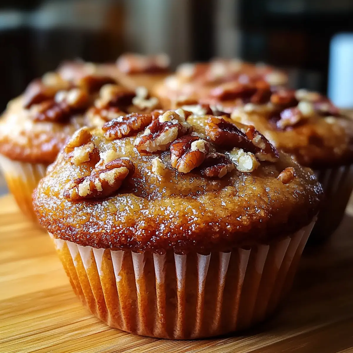 Pecan Pie Brown Sugar Muffins