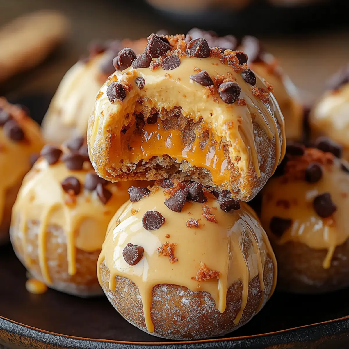 Pumpkin Cheesecake Truffles