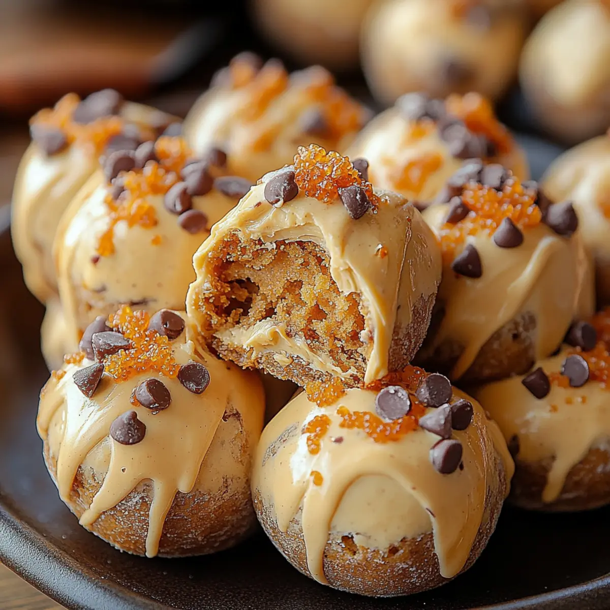 Pumpkin Cheesecake Truffles