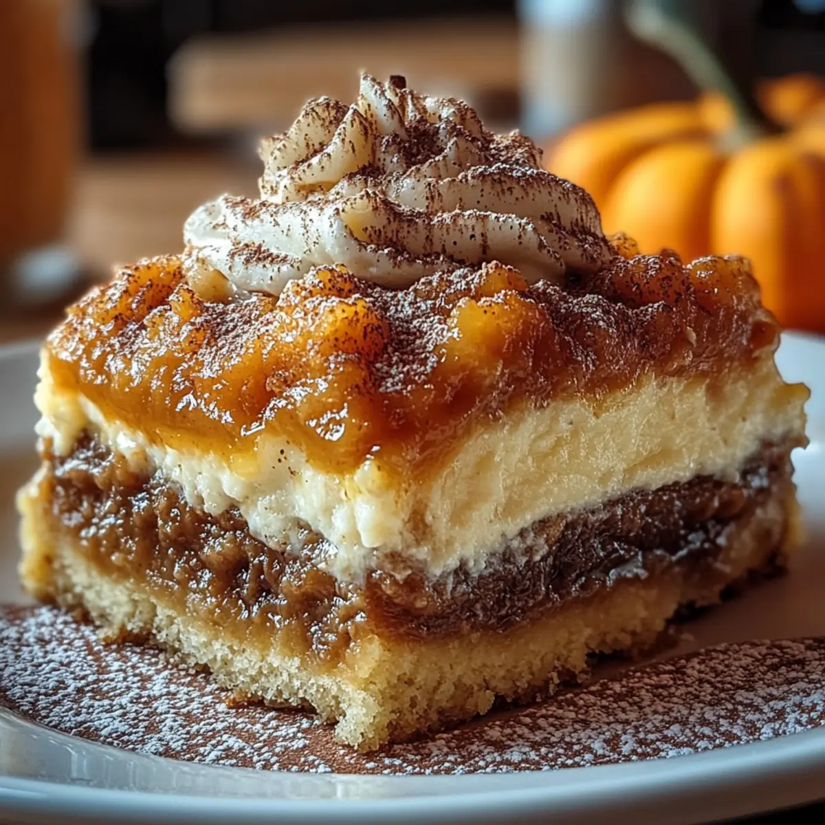 Pumpkin Spice Gooey Cake