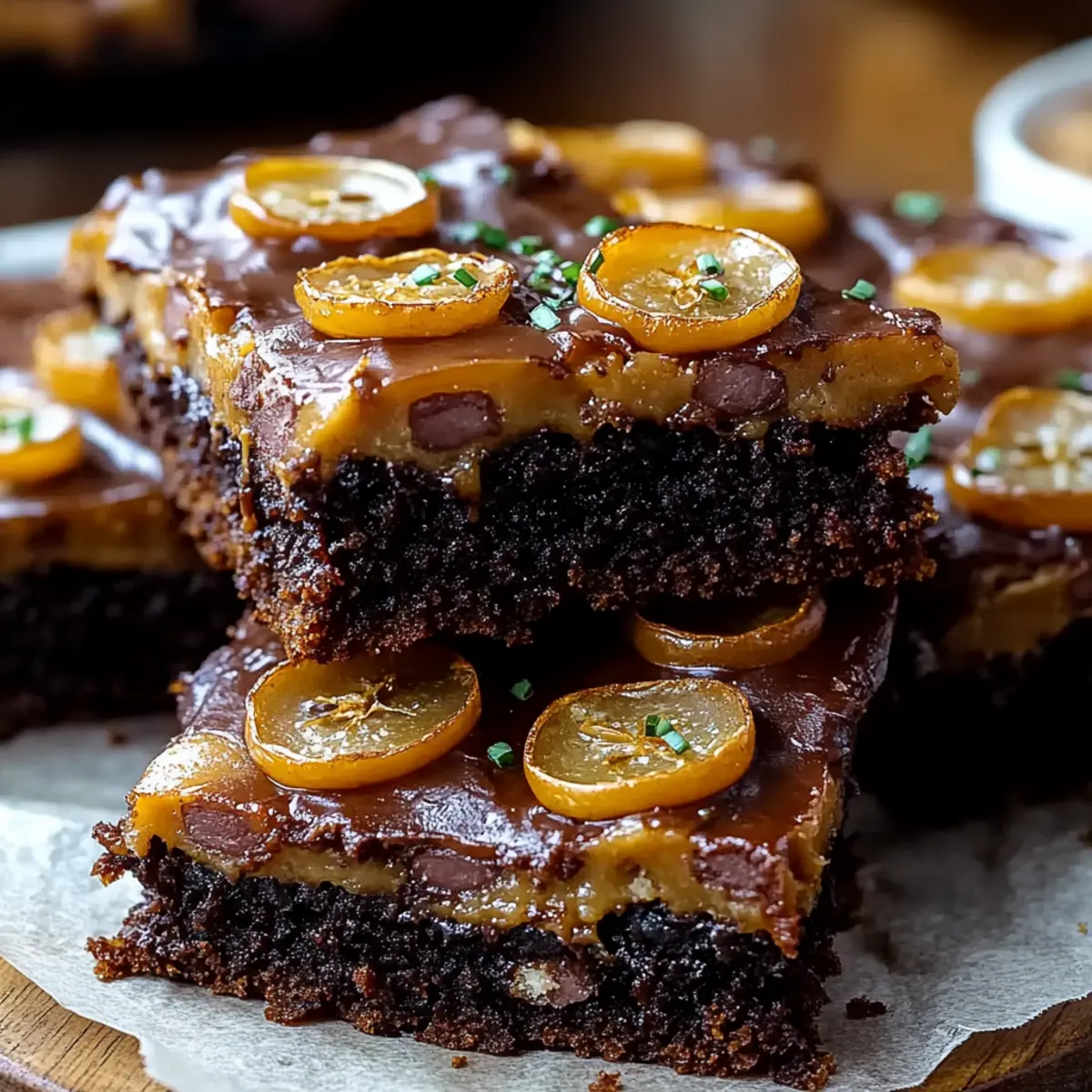 Salted Caramel Pretzel Brownies
