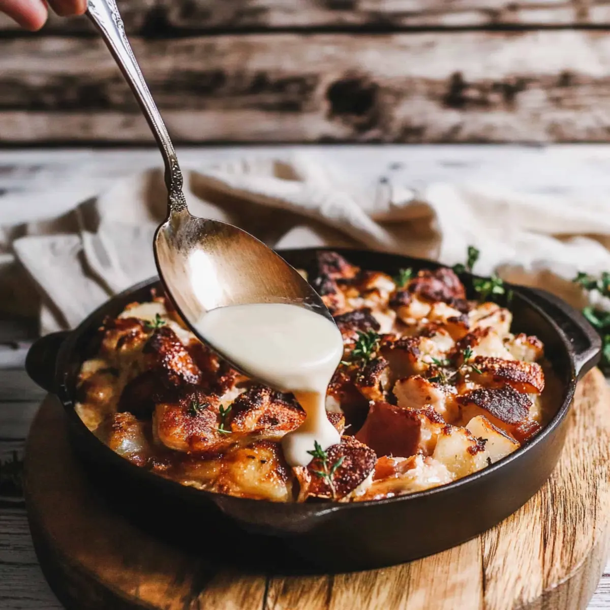 Babka Bread Pudding with Brown Butter Bourbon Sauce