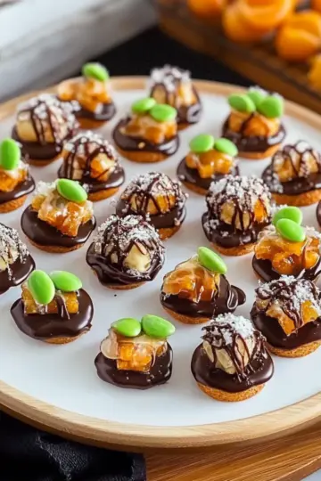 Caramel Apple Pretzel Bites