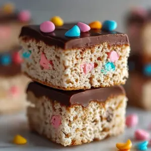 Chocolate-Covered Rice Krispie Treats
