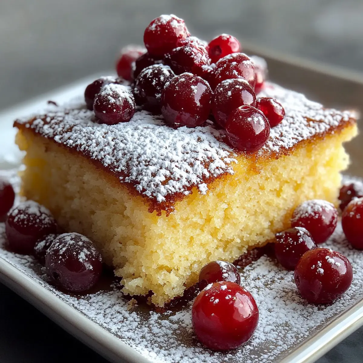 Cranberry Christmas Cake