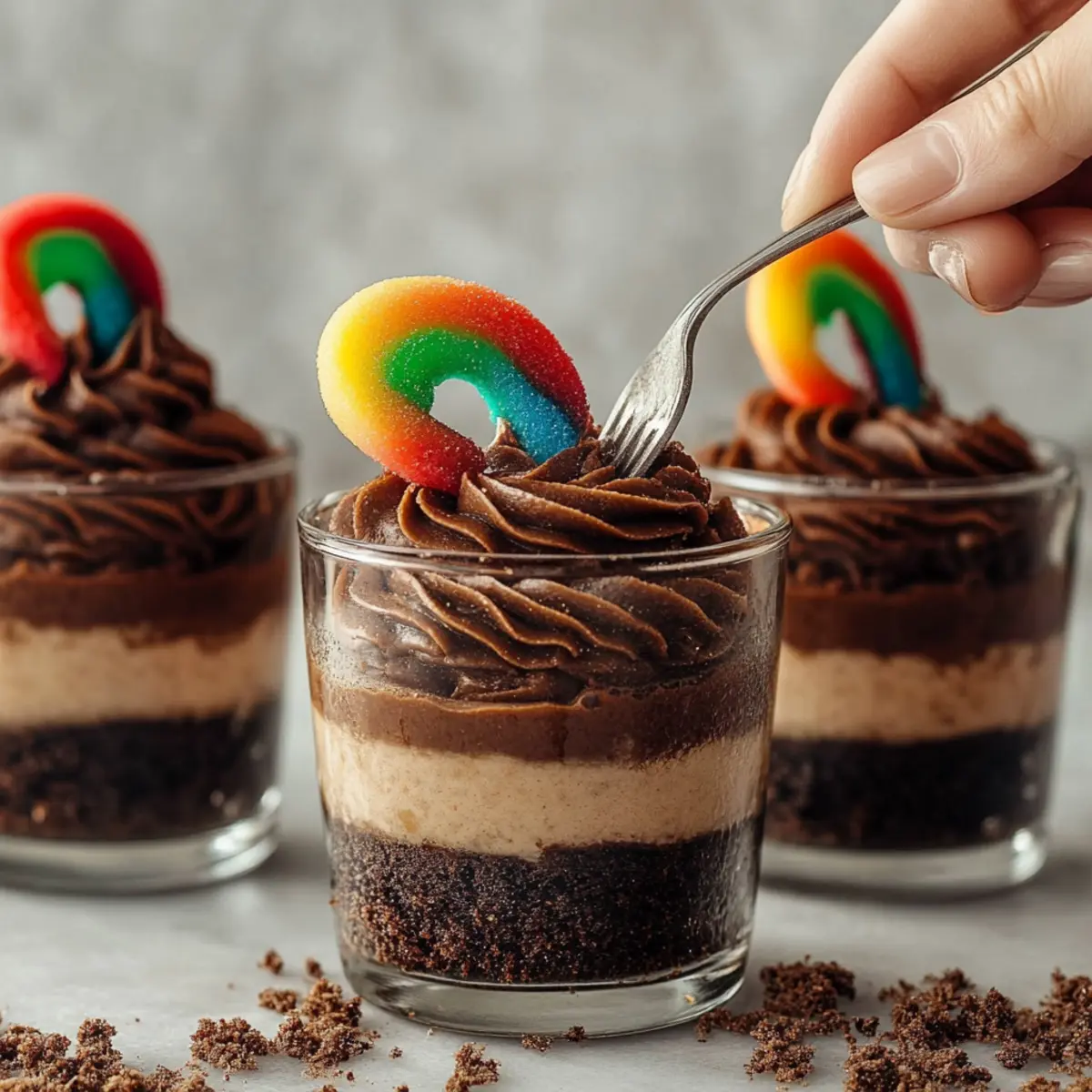 Creamy Chocolate Dirt Pudding