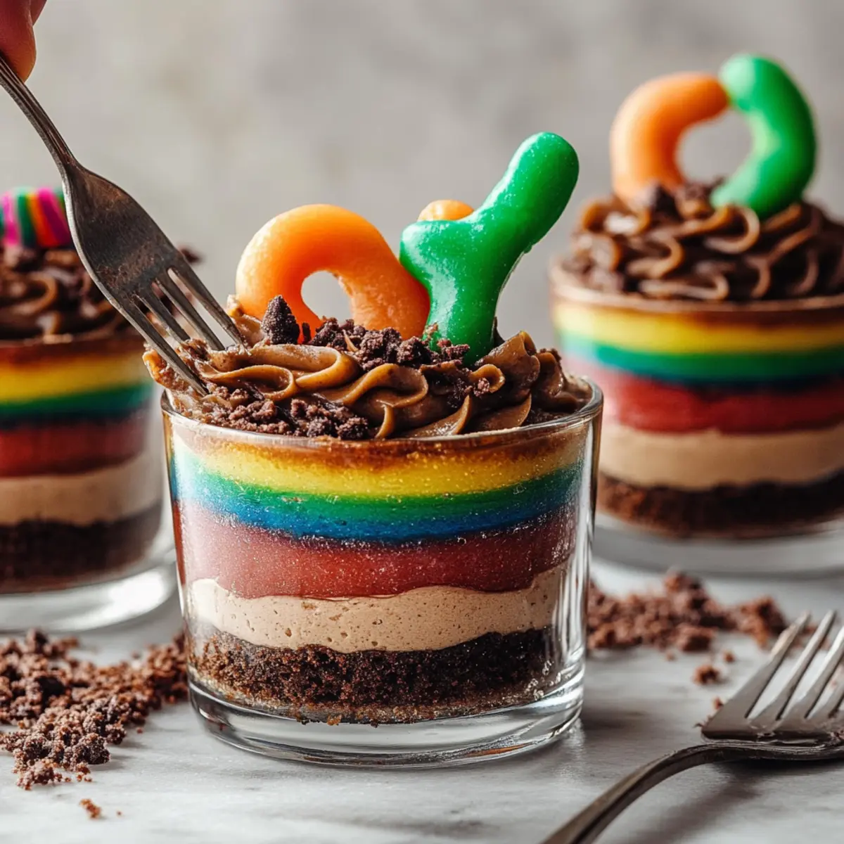 Creamy Chocolate Dirt Pudding