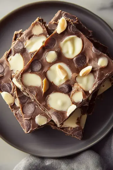 Creamy Chocolate Frozen Yogurt Bark
