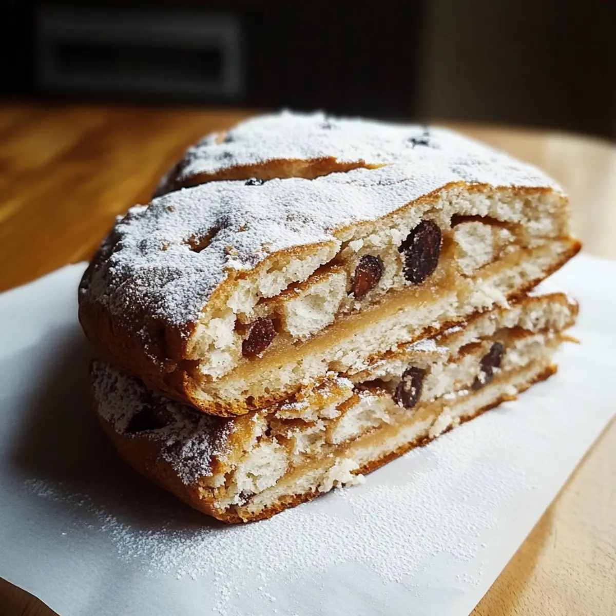 German Christmas Fruit Stollen