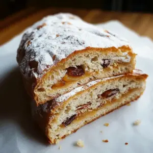 German Christmas Fruit Stollen