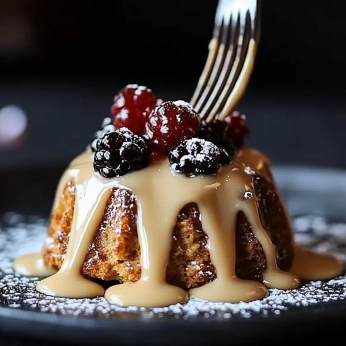 Rum Raisin Sticky Toffee Pudding