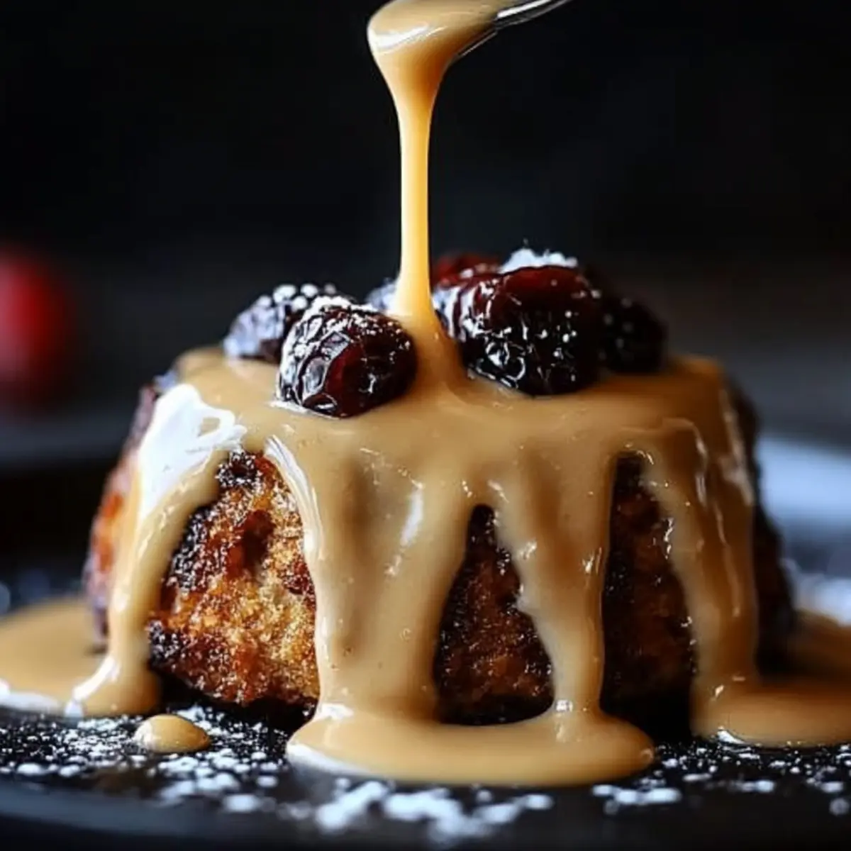 Rum Raisin Sticky Toffee Pudding