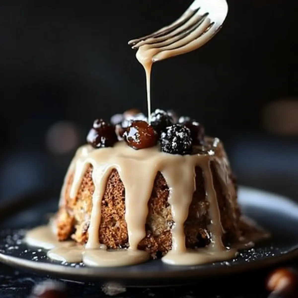 Rum Raisin Sticky Toffee Pudding