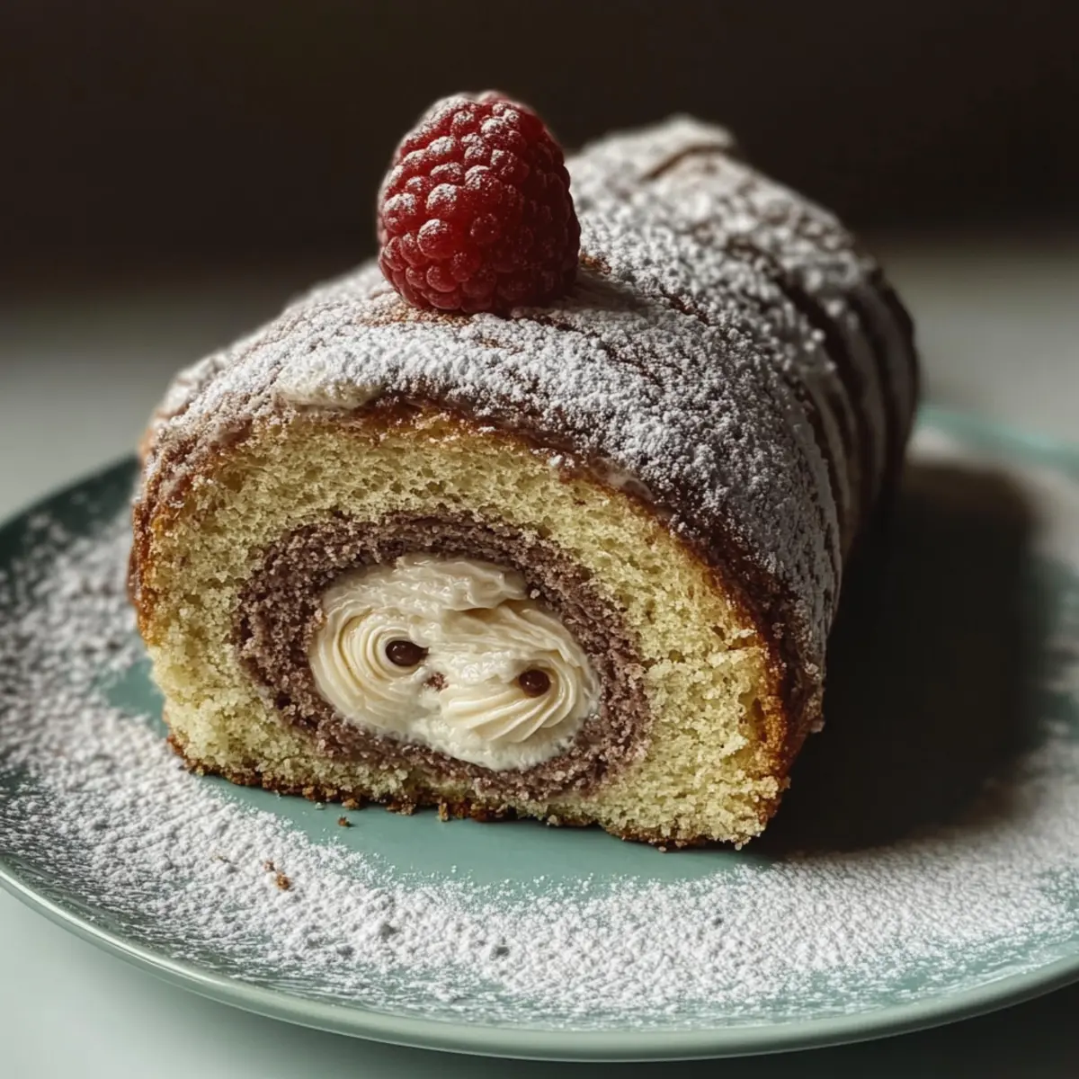 Tiramisu Yule Log