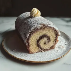 Tiramisu Yule Log