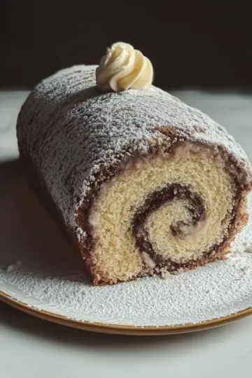 Tiramisu Yule Log
