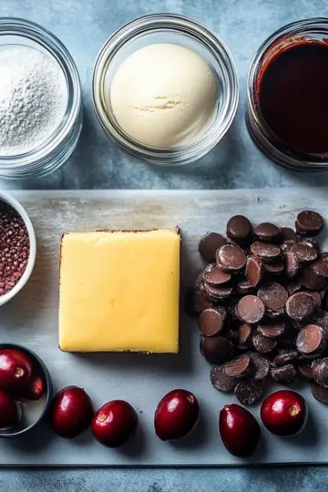 Triple Chocolate Cherry Cookies