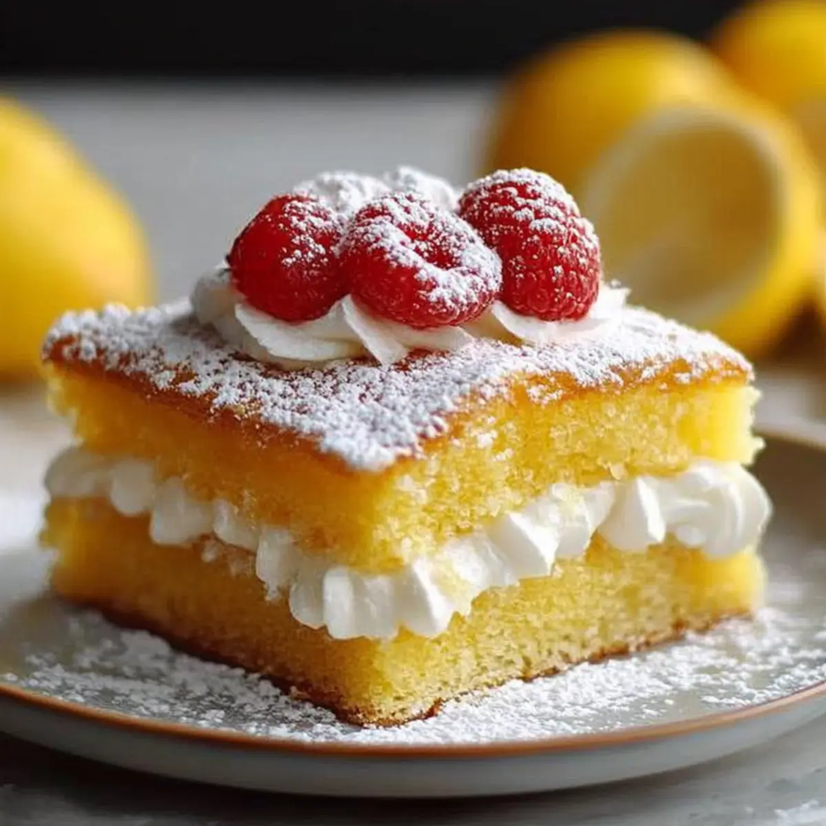 Warm Lemon Pudding Cake