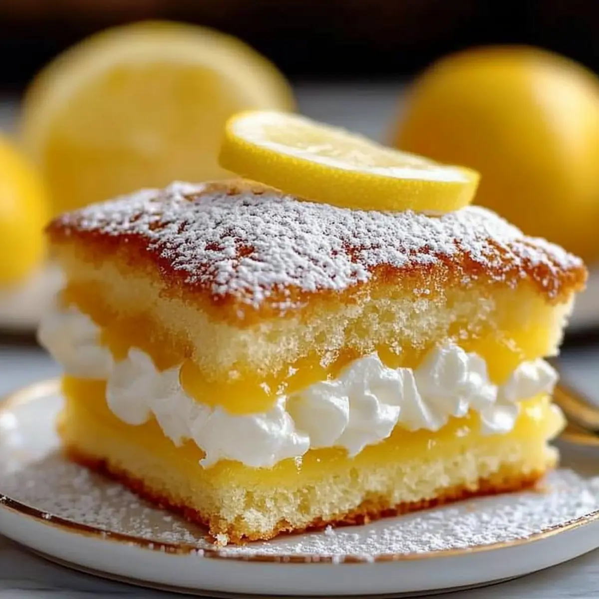 Warm Lemon Pudding Cake