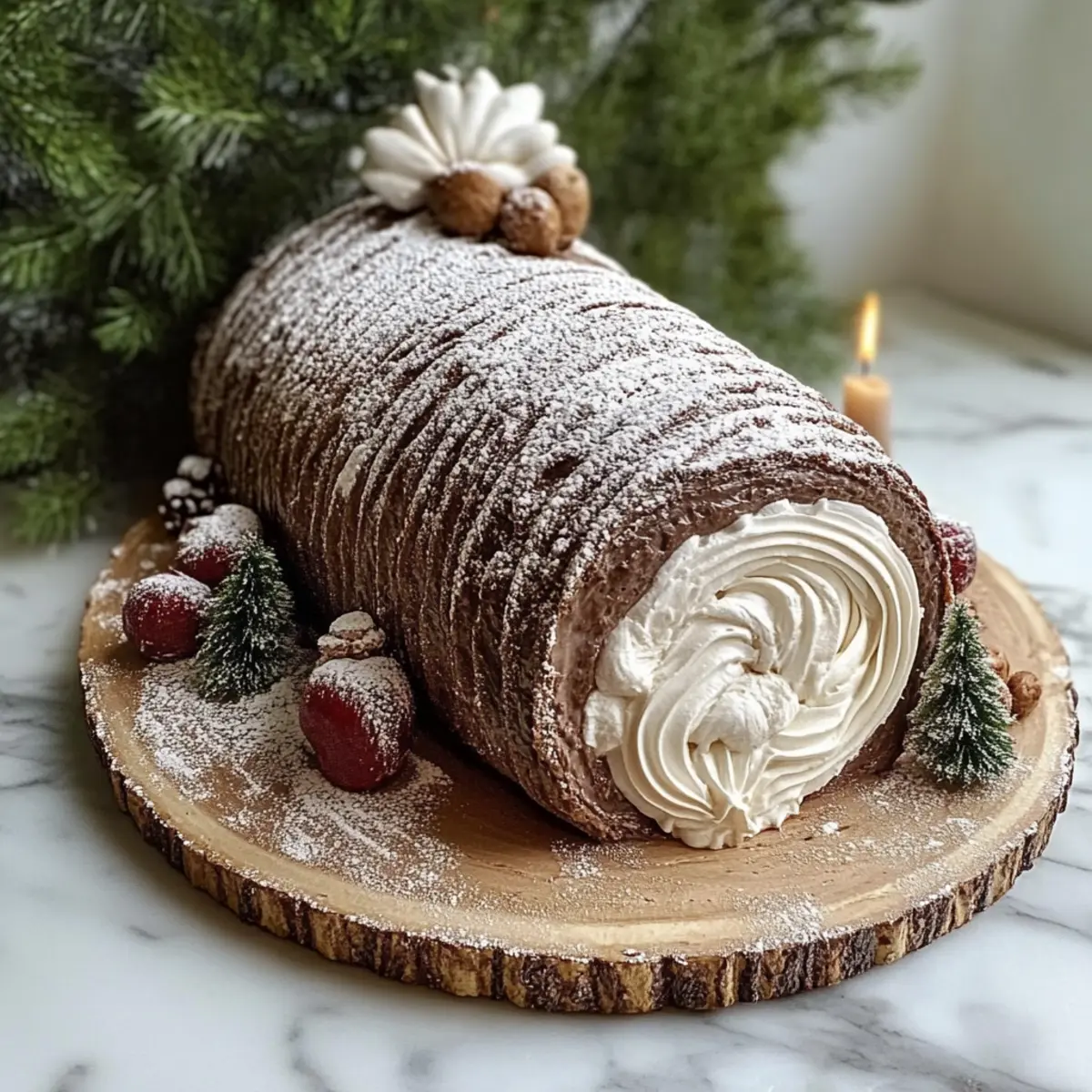 Cake De Noãl Aux ãpices