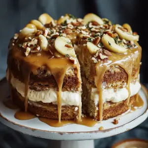 Caramel Banana Cake
