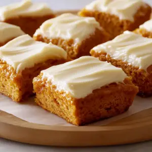 Pumpkin Bars with Cream Cheese Frosting