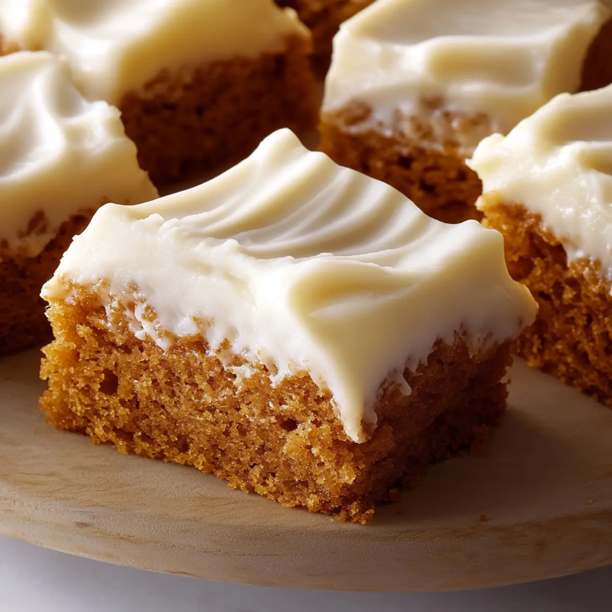 Pumpkin Bars with Cream Cheese Frosting