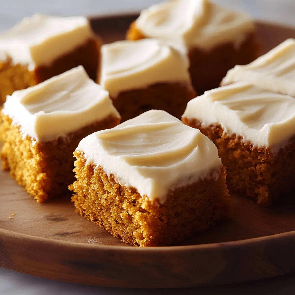 Pumpkin Bars with Cream Cheese Frosting