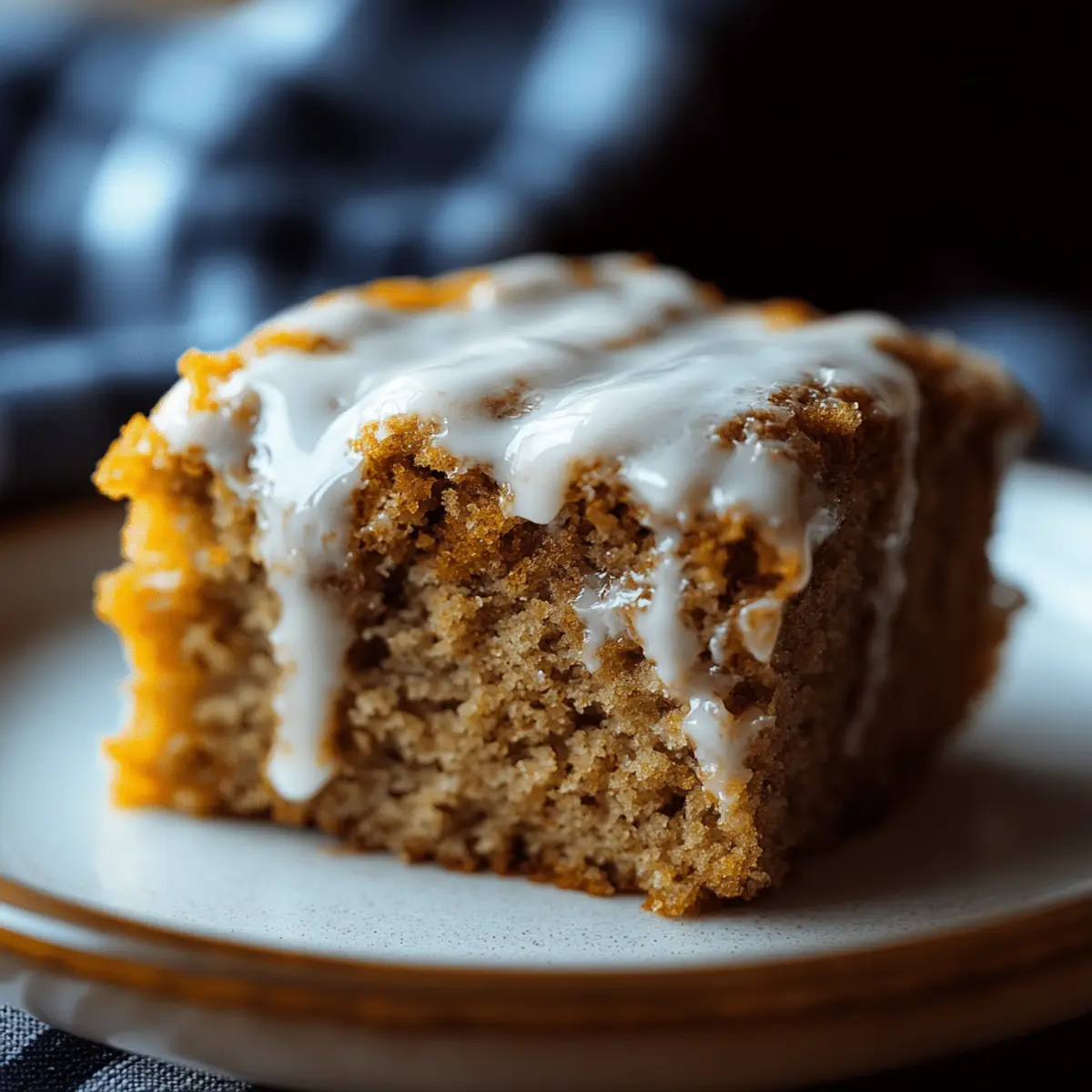 Pumpkin Cinnamon Roll Cake