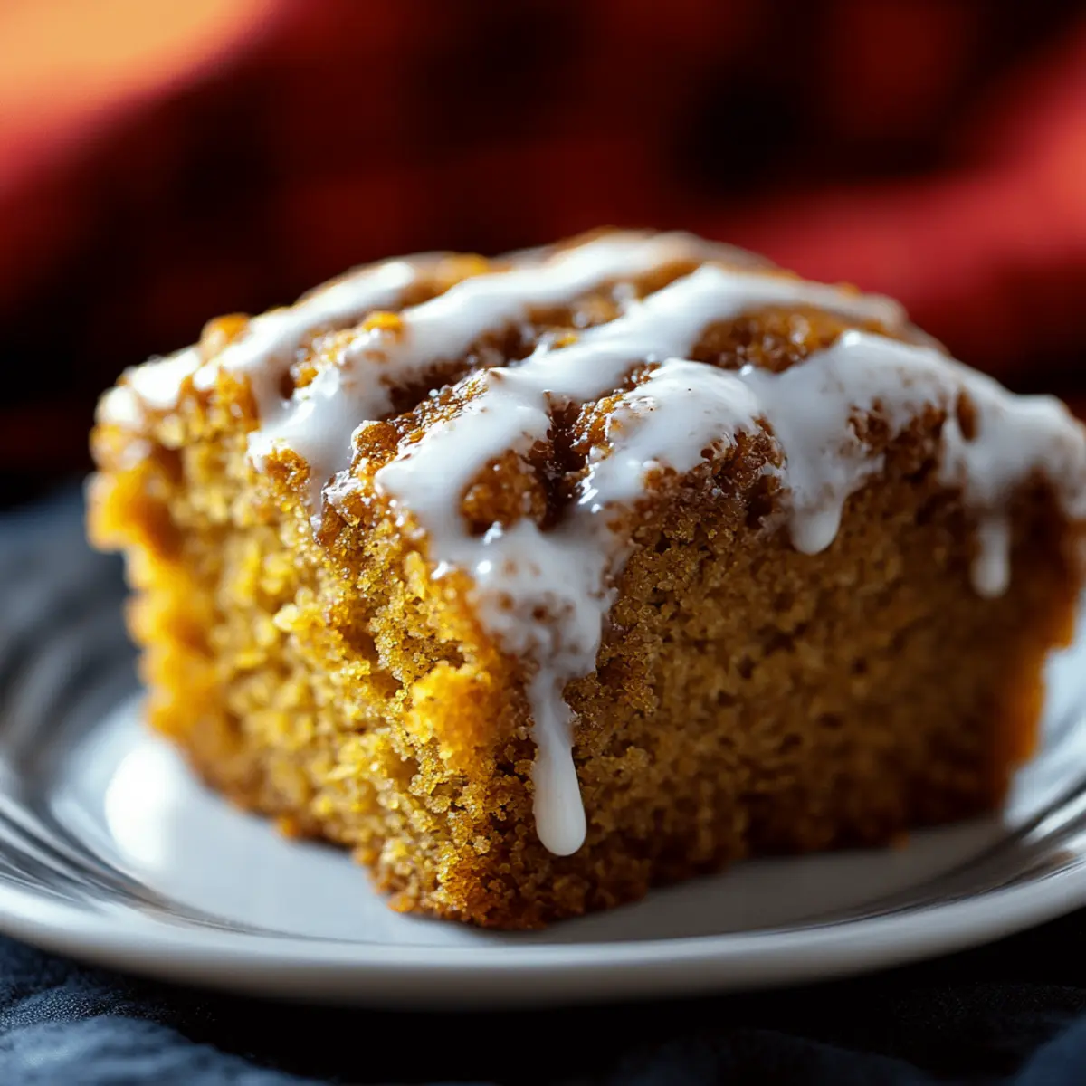 Pumpkin Cinnamon Roll Cake