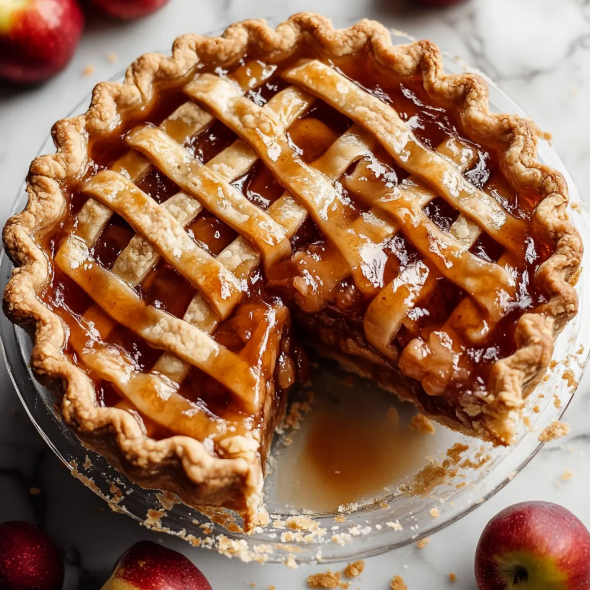 Salted Caramel Apple Pie