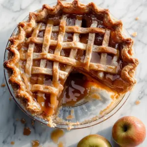 Salted Caramel Apple Pie