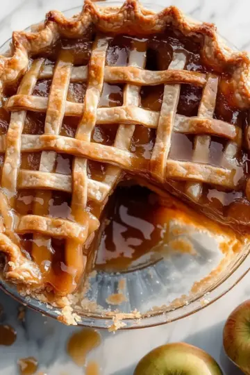 Salted Caramel Apple Pie