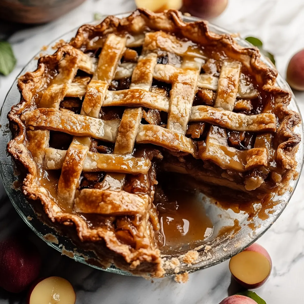 Salted Caramel Apple Pie