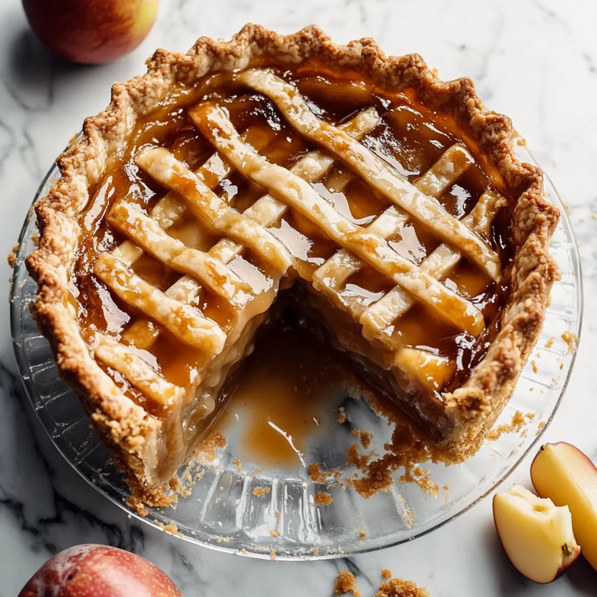 Salted Caramel Apple Pie