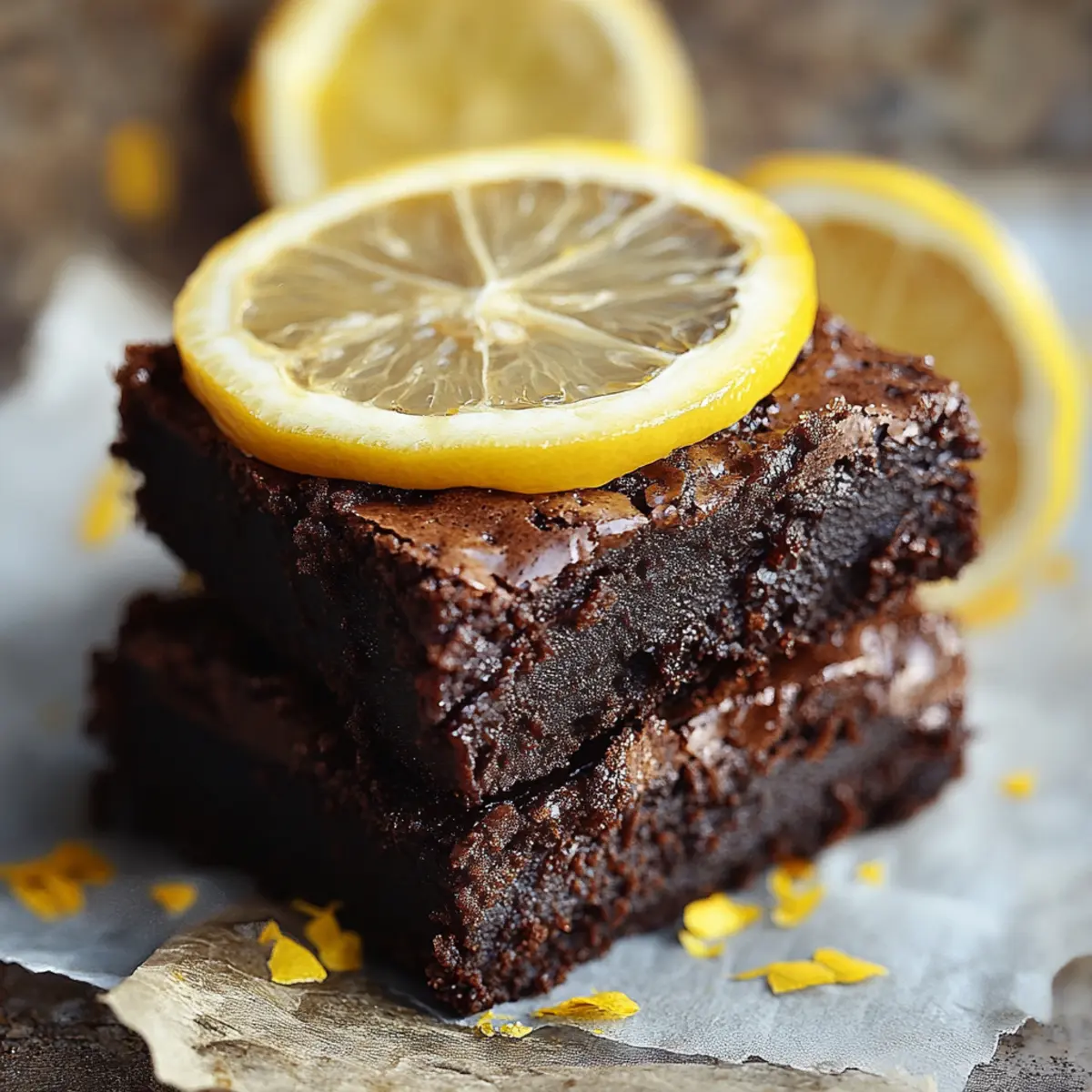 Zesty Citrus-Infused Lemon Brownies